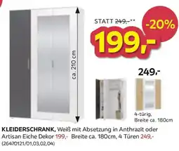 Möbelix Kleiderschrank Angebot
