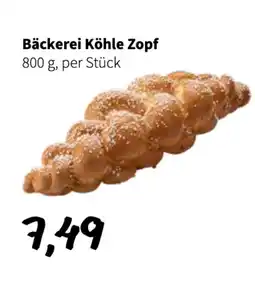 Der Grissemann Bäckerei köhle zopf Angebot