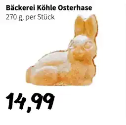 Der Grissemann Bäckerei Köhle Osterhase Angebot