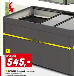 Bauhaus Biohort Frühbeet-Aufsatz 2 x 1 Angebot