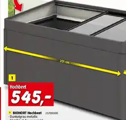 Bauhaus Biohort Hochbeet 2 x 1 Angebot