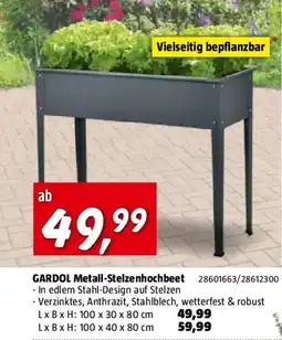 Bauhaus Gardol metall-stelzenhochbeet Angebot