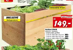 Bauhaus Hochbeet lärche Angebot