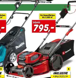 Bauhaus Einhell Professional Akku-Rasenmäher GP-CM 36/52 S Li BL Angebot