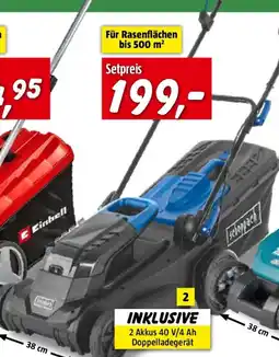 Bauhaus Akku-rasenmäher bc-mp380-x Angebot