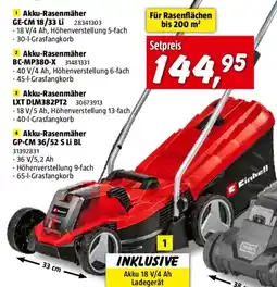 Bauhaus Akku-Rasenmäher GE-CM 18/33 Li Angebot
