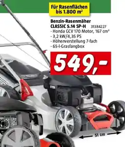 Bauhaus Benzin-rasenmäher classic 5.14 sp-h Angebot