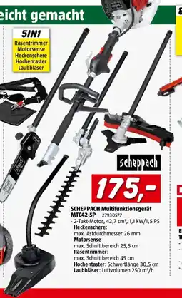 Bauhaus Scheppach multifunktionsgerät mtc42-5p Angebot