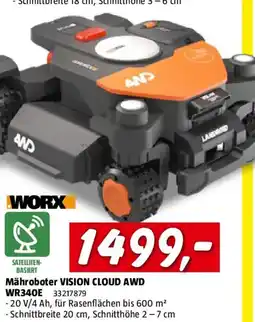 Bauhaus Mähroboter landroid vision cloud awd wr340e Angebot