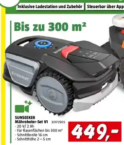 Bauhaus Sunseeker mähroboter-set v1 Angebot