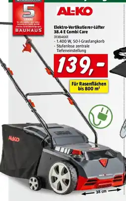 Bauhaus Al-ko easy elektro-vertikutierer-lüfter 38.4 e combi care Angebot