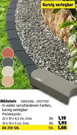 Bauhaus Seesteiner mähstein klein Angebot