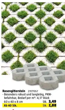Bauhaus Seesteiner Rasengitterstein Angebot