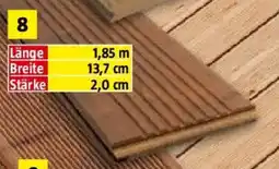 Bauhaus Terrassendiele bamboo x-treme Angebot