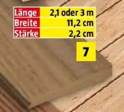 Bauhaus Terrassendiele thermoesche Angebot