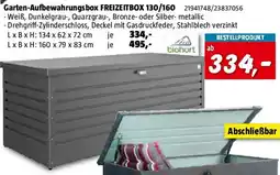 Bauhaus Garten-aufbewahrungsbox freizeitbox 130/160 Angebot
