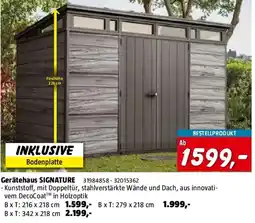 Bauhaus Gerätehaus signature Angebot