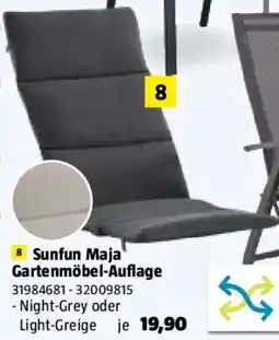 Bauhaus Sunfun Maja Gartenmöbel-Auflage Angebot