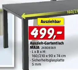 Bauhaus Auszieh-gartentisch maja Angebot