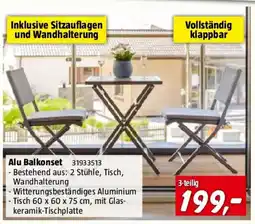 Bauhaus Alu Balkonset Angebot