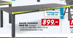 Bauhaus Auszieh- Gartentisch Angebot