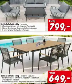 Bauhaus Gartengarnitur 7-teilig Angebot