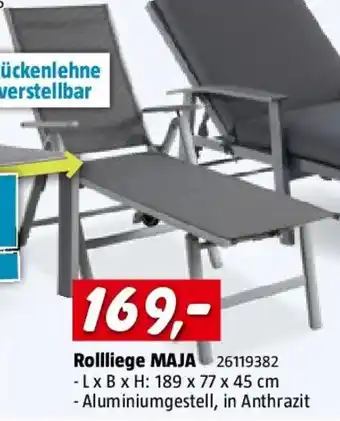 Bauhaus Rollliege maja Angebot