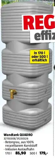 Bauhaus Wandtank quadro Angebot