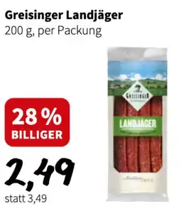 Der Grissemann Greisinger Landjäger Angebot
