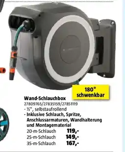 Bauhaus Wand-Schlauchbox Angebot