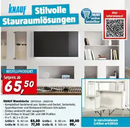 Bauhaus Knauf Wandnischen-Set S Angebot
