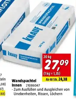 Bauhaus Knauf Wandspachtel Innen Angebot