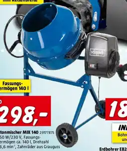 Bauhaus Scheppach Betonmischer Angebot