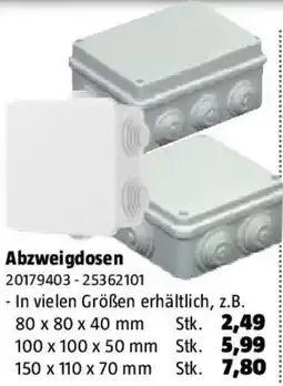 Bauhaus Feuchtraum-Abzweigdose Angebot