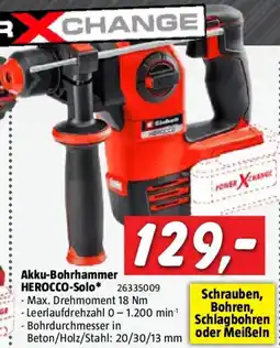 Bauhaus Einhell Professional Power X-Change 18V Akku-Kombihammer Herocco 18/20 Angebot