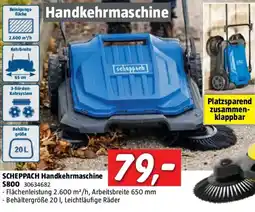 Bauhaus Scheppach Handkehrmaschine S800 Angebot
