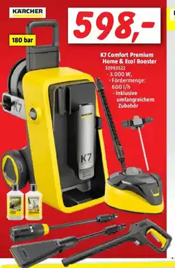 Bauhaus Kärcher Hochdruckreiniger K7 Comfort Premium Home & Eco! Booster Angebot