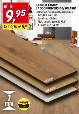 Bauhaus LOGOCLIC Edition Laminat Family Angebot