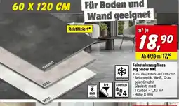 Bauhaus Feinsteinzeugfliese Big Show XXL Angebot