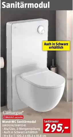 Bauhaus Camargue Sanitärmodul für Wand-WC Angebot