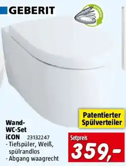 Bauhaus Geberit iCon Wand-WC-Set iCon Angebot