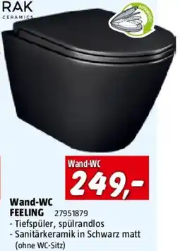 Bauhaus RAK Ceramics Feeling Wand-WC Angebot
