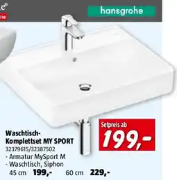 Bauhaus Hansgrohe Waschtisch-Set MySport Angebot