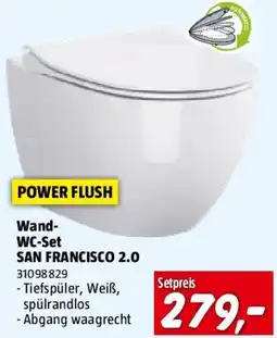 Bauhaus Camargue San Francisco Wand-WC-Set 2.0 Angebot