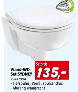 Bauhaus Camargue Sydney Wand-WC-Set Angebot