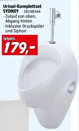 Bauhaus Camargue Sydney Urinal-Komplettset Angebot