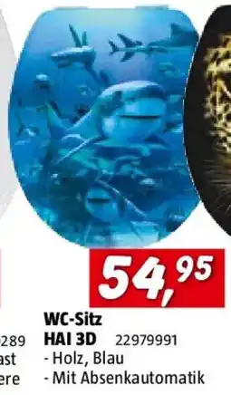Bauhaus Poseidon WC-Sitz Hai 3D Angebot