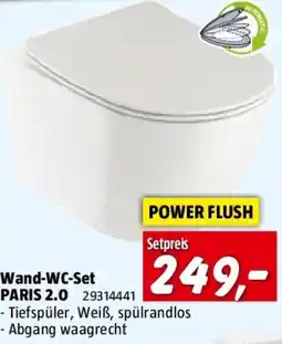 Bauhaus Camargue Paris Wand-WC-Set 2.0 Angebot