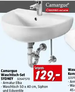 Bauhaus Camargue Sydney Waschtisch-Set Angebot