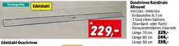 Bauhaus Hansgrohe Duschrinne RainDrain Allround Angebot